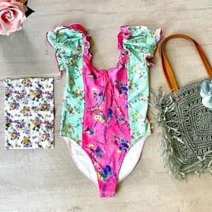 NWT LoveShackFancy Fantasia Swimsuit